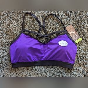 NWT Bally Total Fitness Sports Bra Women's Size Small